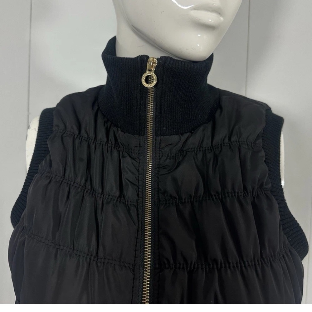 Calvin Klein Performance Womens Black Puffer Vest Size M Full Zip - Picture 2 of 10